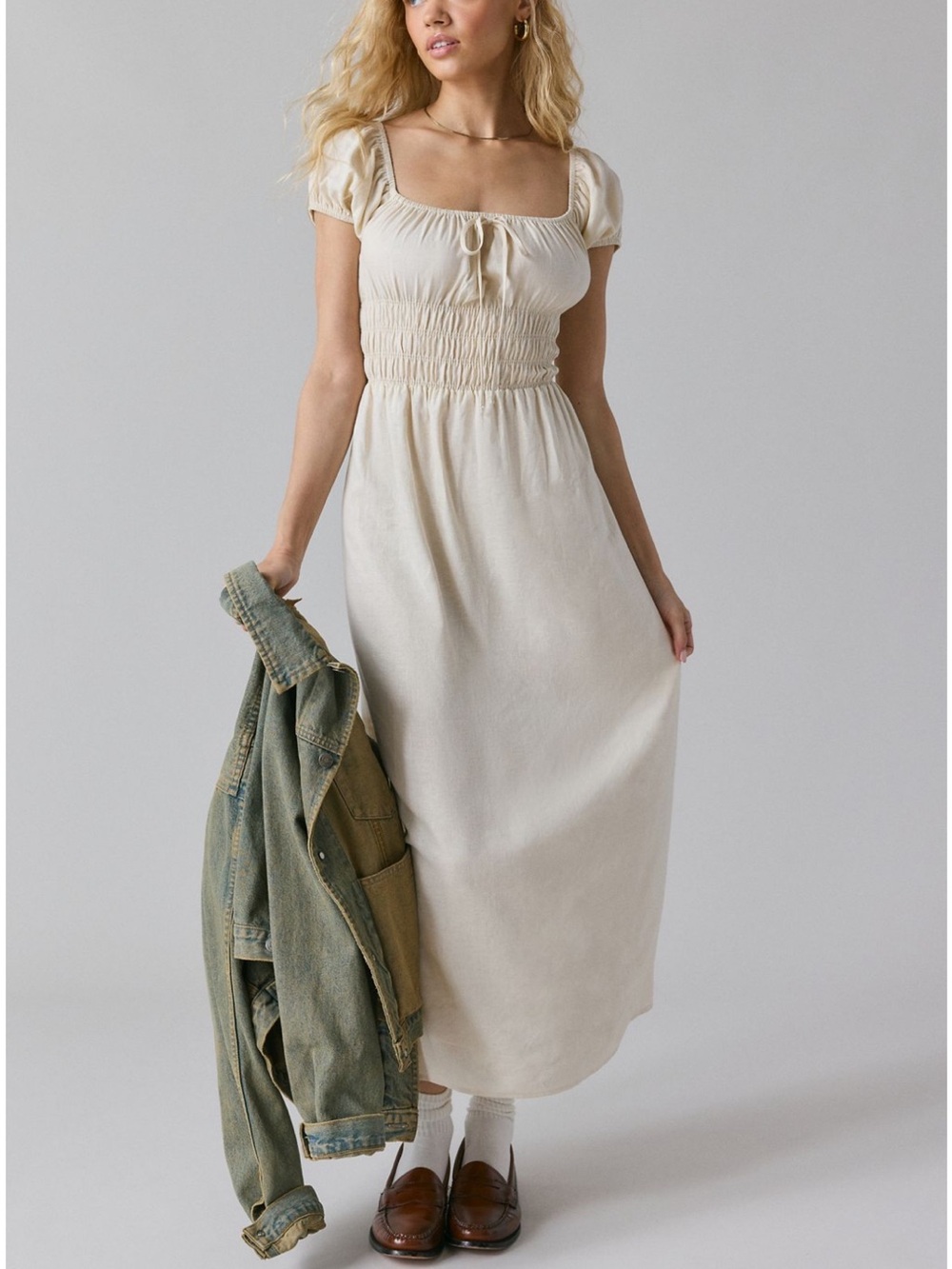 Urban Renewal Linen Midi Dress